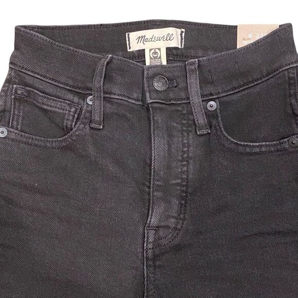 NWT Madewell 10" High Rise Skinny Black Jeans with Magic Pockets Women's 23P - Picture 6 of 13